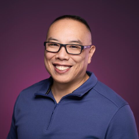 AI technology headshot of sales director